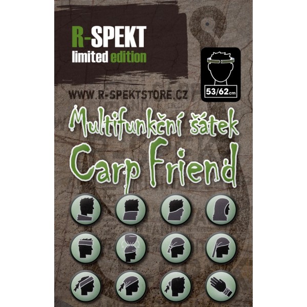 R-SPEKT Multifunkční šátek Carp friend khaki